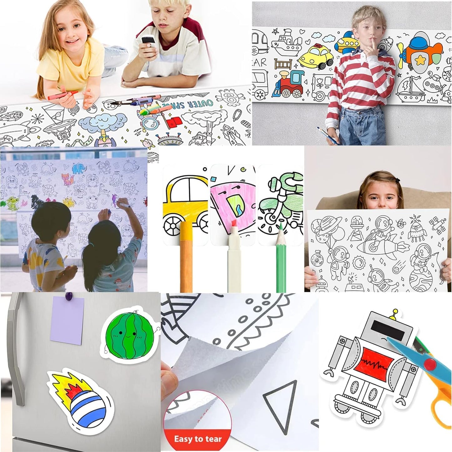 Rollo de Dibujo para Niños 3 Metros