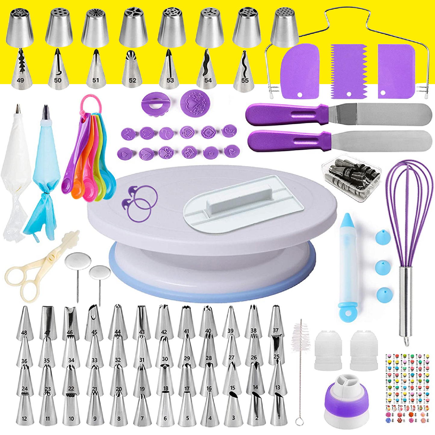 Kit Pastelería Decoración 137 Piezas
