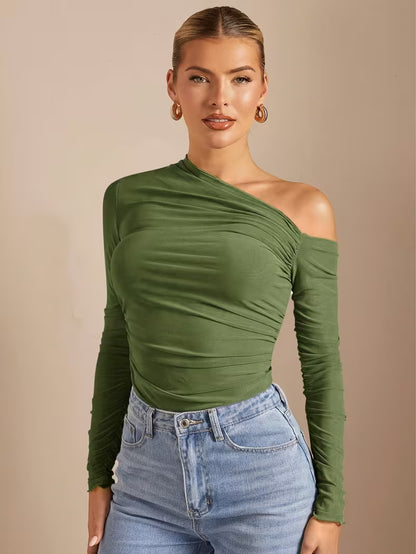 Blusa Hombros Descubiertos con Mangas
